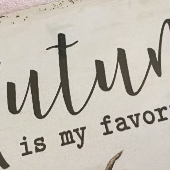 Autumn Is My Favorite Color Fall Harvest Halloween Colorful Metal Sign NWT 8x12” - Picture 13 of 16